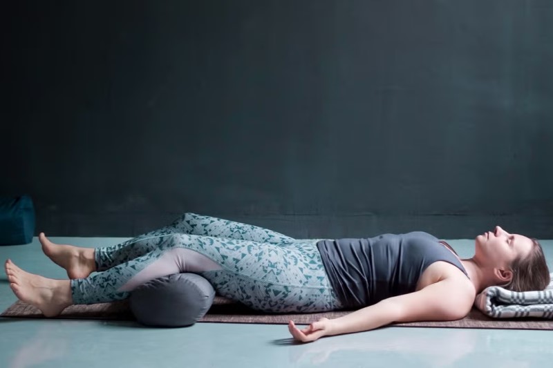 4.  حرکت جسم بی‌جان  (Savasana)