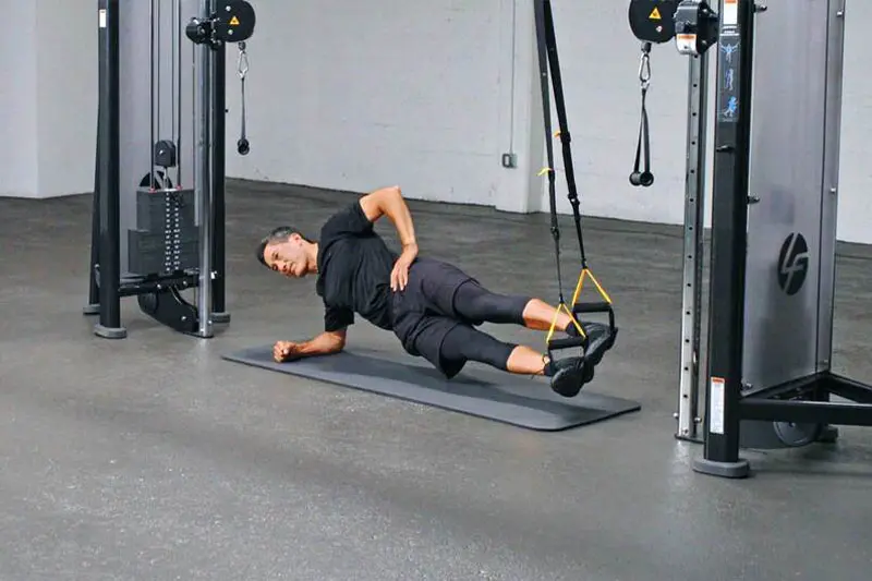 Side Plank با TRX