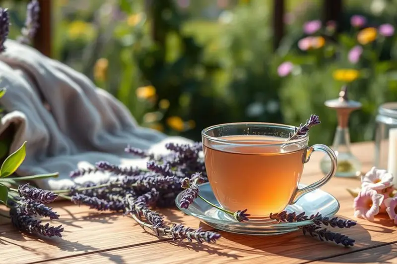 3. چای لاوندر؛ کاهش اضطراب و آمادهسازی برای خواب