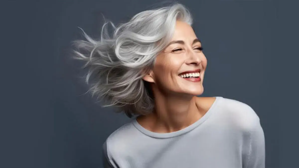 آرایش مو برای افراد با موهای سفید