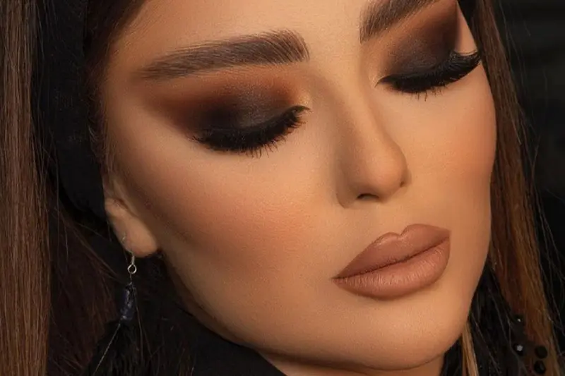 - آموزش آرایش اسموکی عربی 2