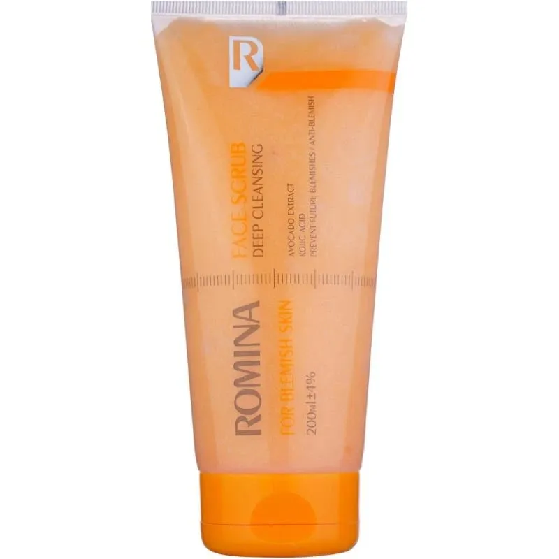 اسکراب لایه بردار پوست رومینا مدل FC حجم ۲۰۰ میلی لیتر