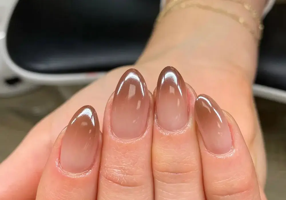 - طرح ناخن قهوه ای 25
