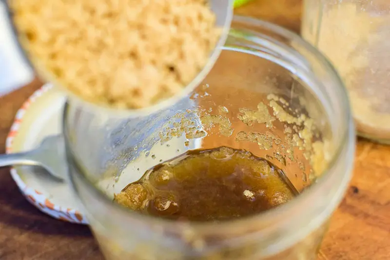 اسکراب جو دوسر و روغن زیتون