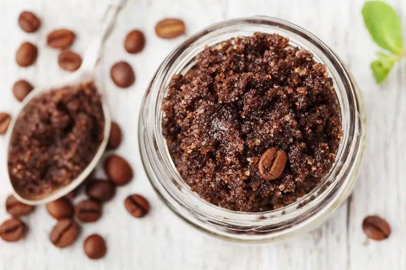 اسکراب قهوه و شکر