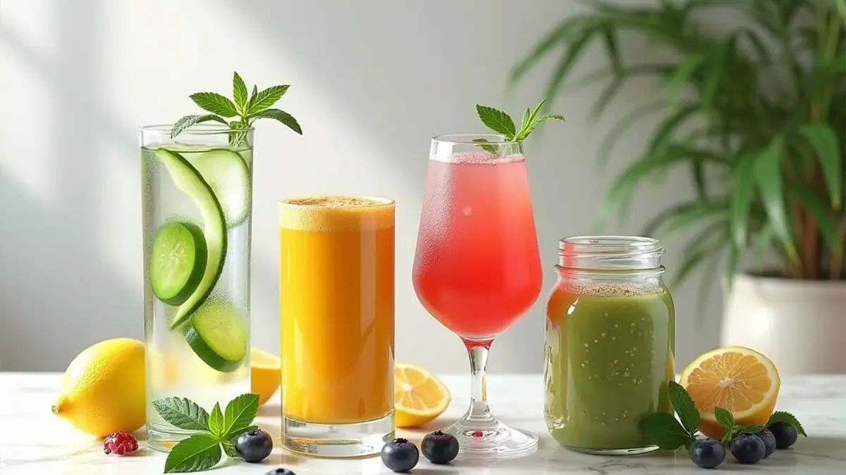 نوشیدنی های طبیعی سرشار از ویتامین