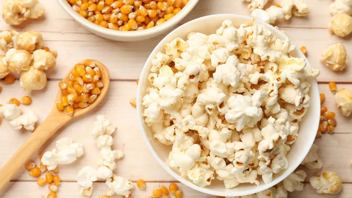 آیا پاپ کورن باعث جوش میشود؟